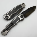 Heretic Custom Wraith Auto V4 w/ CarboTi Techno Carbo Inlays & High Sheen DLC Tanto Blade