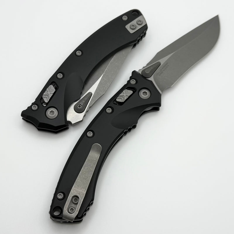 Microtech Amphibian Mini RAM LOK Black Aluminum & Apocalyptic M390MK 1