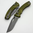 Microtech Amphibian Mini RAM LOK OD Green Frag Aluminum & Apocalyptic M390MK 137MRL-10APFROD