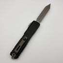 Pre-Owned Microtech Ultratech Gen IV Topo Black Handle w/ Spartan D/E Apocalyptic M390MK 12234TP-10AP