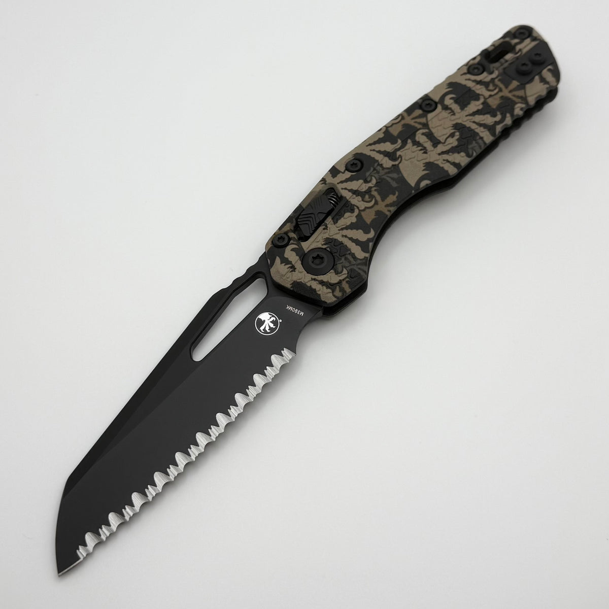 Microtech Knives MSI RAM LOK Polymer Claw Burst Camo w/ Full Serrated
