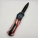 Pre-Owned Microtech Knives Hera II USA 1776-2026 250TH Tactical D/E Signature Series 1702-1S-4J250