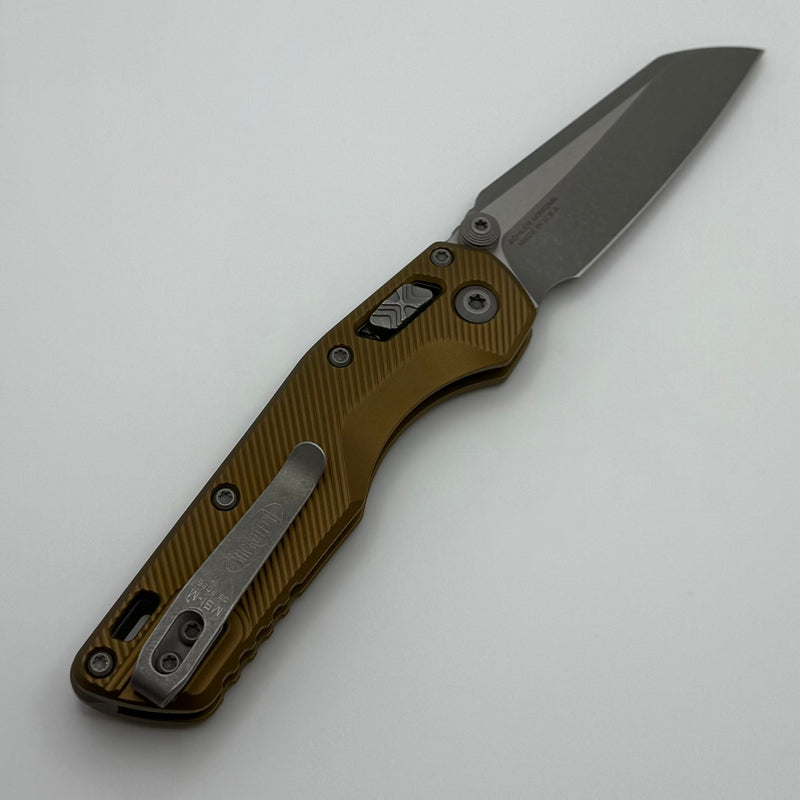 Microtech MSI RAM LOK Mini Tan Fluted Aluminum Handles w/ Apocalyptic