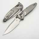 Marfione Select Microtech Socom Ram-Lok Titanium Slab Handles w/ Flamed Accents & Stonewash M390MK 160RLS-10MS5