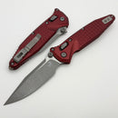 Microtech Socom Ram-Lok w/ Merlot Aluminum Frag Handles & S/E Apocalyptic M390MK 160RL-10APFRMR