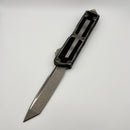 Pre-Owned Microtech Scarab 2 Gen 3 Apocalyptic Spine Fluted Tanto Weathered Metal 1279-10APWME