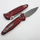 Microtech Socom Ram-Lok w/ Merlot Aluminum Frag Handles & S/E Apocalyptic M390MK 160RL-10APFRMR