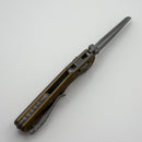 Microtech MSI RAM LOK Mini Tan Fluted Aluminum Handles w/ Apocalyptic M390MK 210M-10APFLTA