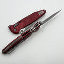 Microtech Socom Ram-Lok w/ Merlot Aluminum Frag Handles & S/E Apocalyptic M390MK 160RL-10APFRMR