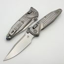Marfione Select Microtech Socom Ram-Lok Titanium Frag Handles w/ Blue Accents & Stonewash M390MK 160RL-10FRMS3