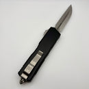 PRE-OWNED Microtech Scarab 2 Gen 3 Executive w/ Black Handle & D/E-S Full Serrated Stonewash M390MK 1181-12