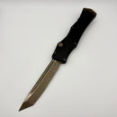Pre-Owned Microtech Marfione Select Halo IV Black Handle w/ Bronze Apocalyptic Tanto M390MK 1151-13APMS1