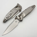 Marfione Select Microtech Socom Ram-Lok Titanium Frag Handles w/ Flamed Accents & Stonewash M390MK 160RL-10FRMS5