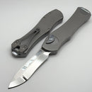 Heretic Custom Hydra V4 Stainless Steel Handle w/ Mother of Pearl Inlays & Mirror Recurve