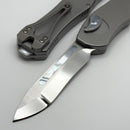 Heretic Custom Hydra V4 Stainless Steel Handle w/ Mother of Pearl Inlays & Mirror Recurve