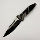 Pre-Owned Microtech Socom Elite Auto Black S/E w/ Natural Clear Handles 160A-1NC
