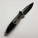 Pre-Owned Microtech Socom Elite Auto Black S/E w/ Natural Clear Handles 160A-1NC