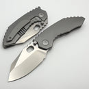 Dalibor Bergam Draco w/ Titanium Integral Handle & Polish Stonewash S90V One Per Household