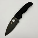 Pre-Owned Spyderco Knives Shaman Lightweight Black FRN & DLC CTS-BD1N C229PBBK