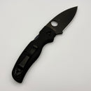 Pre-Owned Spyderco Knives Shaman Lightweight Black FRN & DLC CTS-BD1N C229PBBK
