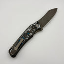 Pre-Owned Hawk Designs Talon w/ Frost Carbon Overlay w/ Tumbled Handles & Tumbled M390