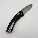Pre-Owned Microtech Amphibian Mini RAM LOK Black Aluminum & Stonewash M390MK 137MRL-10