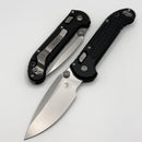 Microtech Knives LUDT Ram-Lok w/ Black Frag Handle & Stonewash Drop Point 1135RL-10FR