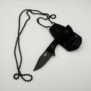Aux Mfg Runt Black PVD 14C28N w/ Black G-10 Handle Production Series AUX011BLK