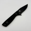 Aux Mfg Runt XL Black PVD 14C28N w/ Black G-10 Handle Production Series AUX012BLK