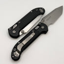 Microtech Knives LUDT Ram-Lok w/ Black Frag Handle & Stonewash Tanto 1136RL-10FR