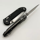 Microtech Knives LUDT Ram-Lok w/ Black Frag Handle & Stonewash Tanto 1136RL-10FR