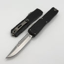 Microtech Ultratech Gen 4 Interceptor Stonewash w/ Topo Black Handle Signature Series 11174TP-10S