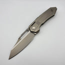 Pre-Owned We Knife Bogey Gray Titanium and Stonewash M390 WE23088-2