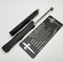 Marfione Custom Nemesis IV Black Handle w/ Blue Accents & D/E Mirror Polish