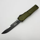 Microtech Knives Combat Troodon Gen III Black Single Edge w/ OD Green Handle 1143-1OD (Consignment)