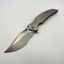 Pre-Owned Rike Knife S05 Titanium Gray Framelock w/ M390 Blade
