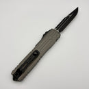 Pre-Owned Microtech Ultratech EX - ZBP Natural Clear Milled Handle w/ Black Interceptor M390MK Signature Series 1117EX-1NCS