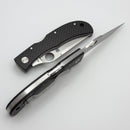 Spyderco Knives Jess Horn Lock Back Carbon Fiber Handles & CruWear Distributor Exclusive C38CFP