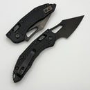 Microtech Knives Manual M-Stitch RAM LOK DLC Shadow Frag Aluminum Handles & M390MK 169MRL-1DLCTFRSH