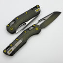 Microtech Knives MSI RAM LOK Faded Bazooka Green w/ Polymer Handles & M390MK 210T-1PMFBO-U25