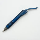 Pre-Owned Marfione Custom Siphon Pen II Titanium Antique Blue Slab w/ Blue Accents