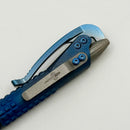 Pre-Owned Marfione Custom Siphon Pen II Titanium Antique Blue Frag w/ Blue Accents