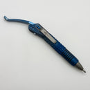 Pre-Owned Marfione Custom Siphon Pen II Titanium Antique Blue Frag w/ Blue Accents