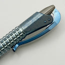 Pre-Owned Marfione Custom Siphon Pen II Titanium Ice Blue Frag w/ Blue Accents