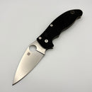 Pre-Owned Spyderco Manix 2 Black G10 Handles w/ Stonewash S30V C101GP2