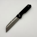 Pre-Owned Heretic Knives Jinn Auto w/ Black Aluminum Handles & Battleworn MagnaCut H113-5A