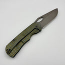 Pre-Owned McNees Little Dixon w/ Green/Blue Frag Titanium Handles & 3.25" Stonewash MagnaCut