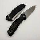 Pro-Tech Pallas Black Aluminum Handle & Stonewash MagnaCut SB1101