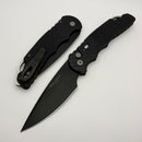 Pro-Tech TR-4 Auto Black Feather Handle w/ Safety & DLC MagnaMax T4106 F MM