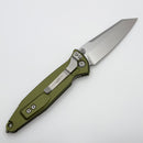 Microtech Socom Elite Warcom w/ OD Green Handles & Stonewash 259-10ODS